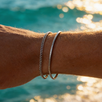 Herren Armband 2er Set aus Edelstahl