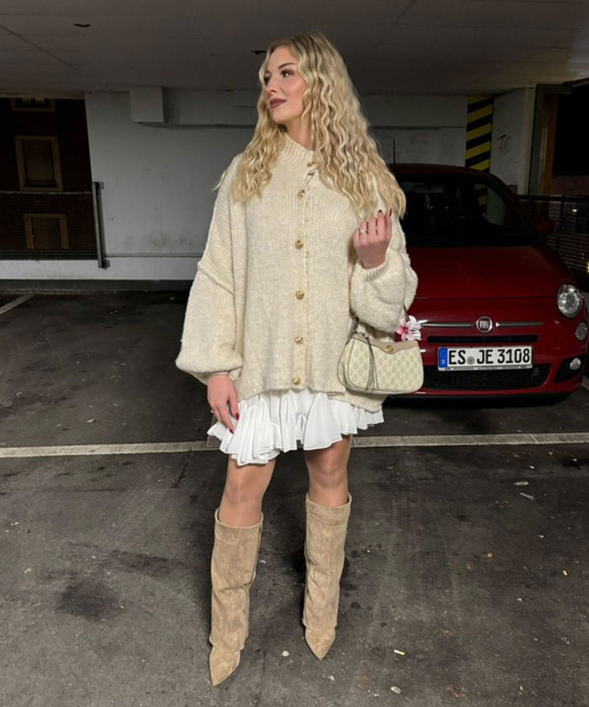 Damen Oversize Cardigan weich und warm für den Winter
