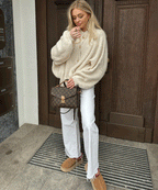 Damen Oversize Cardigan weich und warm für den Winter