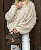 Damen Oversize Cardigan weich und warm für den Winter