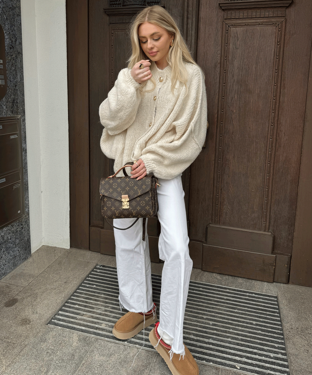 Damen Oversize Cardigan weich und warm für den Winter