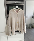 Damen Oversize Cardigan weich und warm für den Winter