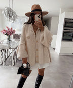 Damen Oversize Cardigan weich und warm für den Winter
