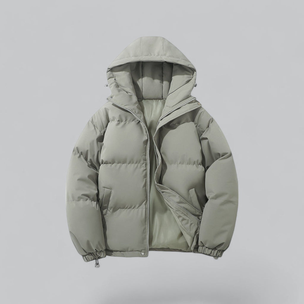 Herren Steppjacke mit Kapuze