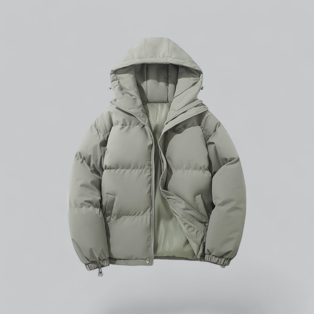 Herren Steppjacke mit Kapuze
