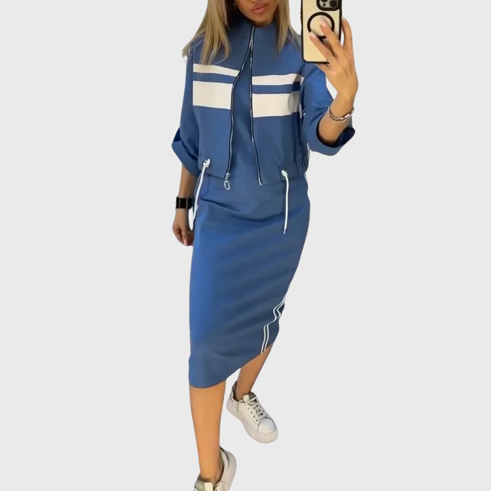 Damen elegantes Zweiteiler Set