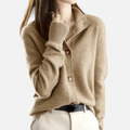 Damen Kaschmir Cardigan weich und klassisch