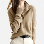 Damen Kaschmir Cardigan weich und klassisch