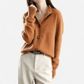 Damen Kaschmir Cardigan weich und klassisch