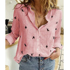 Damen lässige Sommerbluse