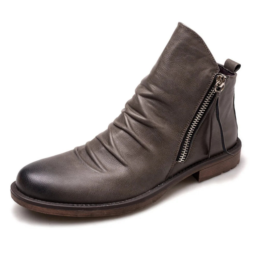 Herren Chelsea Boots mit Reissverschluss