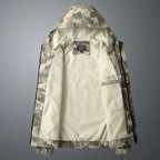Herren Camouflage Jacke winddicht und warm gefüttert