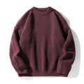 Damen Rippstrickpullover mit Rundhals