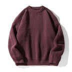 Damen Rippstrickpullover mit Rundhals