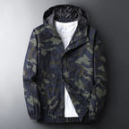 Herren Camouflage Jacke winddicht und warm gefüttert