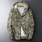 Herren Camouflage Jacke winddicht und warm gefüttert