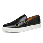 Herren Slipper mit Doppelschnalle