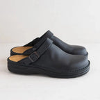 Orion Damen Leder Clogs mit orthopädischer Sohle