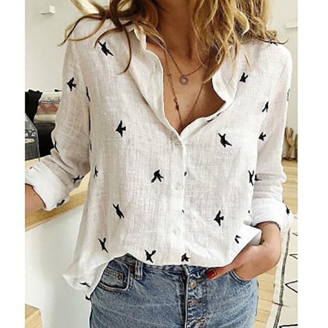 Damen lässige Sommerbluse