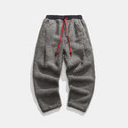 Herren kuschelige Fleece Jogginghose mit elastischem Bund