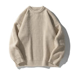 Damen Rippstrickpullover mit Rundhals