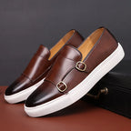 Herren Slipper mit Doppelschnalle