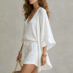 Claudia – 3-teiliges Linen-Koordinationsset