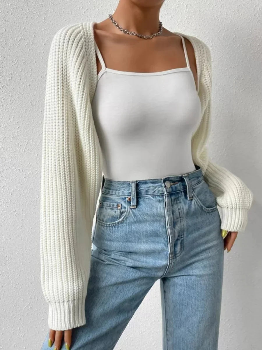 Lola Damen kurze Strickjacke