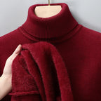 Herren Rollkragenpullover im Feinstrick