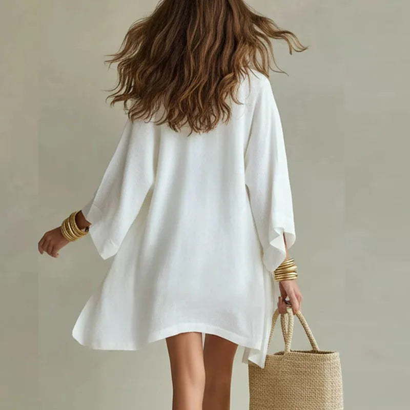 Claudia – 3-teiliges Linen-Koordinationsset