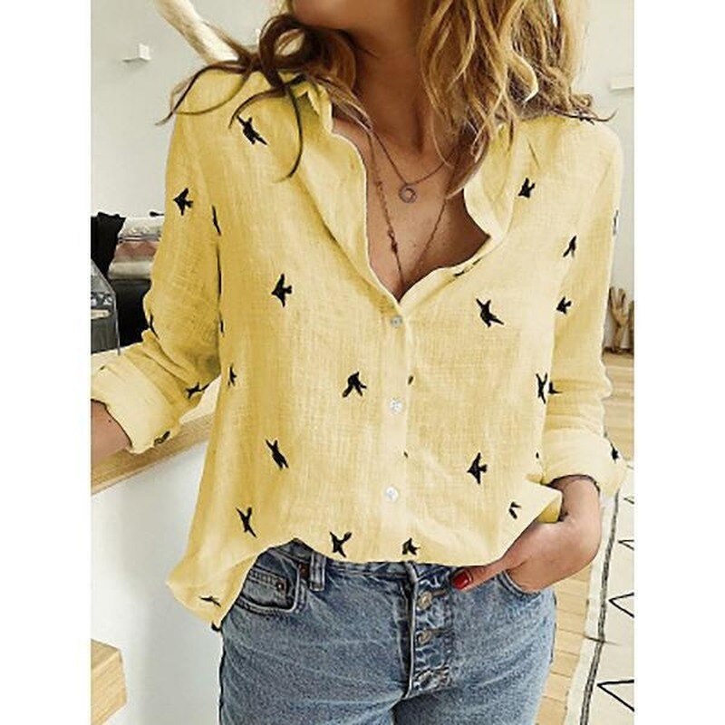 Damen lässige Sommerbluse