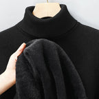 Herren Rollkragenpullover im Feinstrick