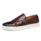 Herren Slipper mit Doppelschnalle