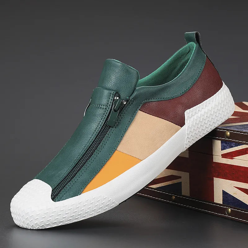 Herren Slipper-Sneaker mit Reissverschluss