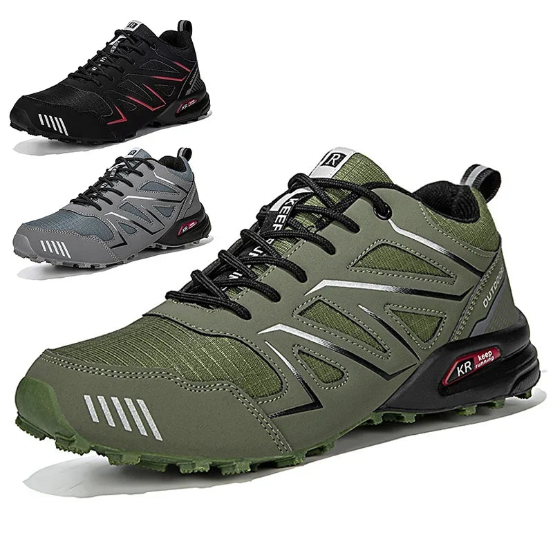 Herren Wanderschuhe wasserdicht mit Profilsohle
