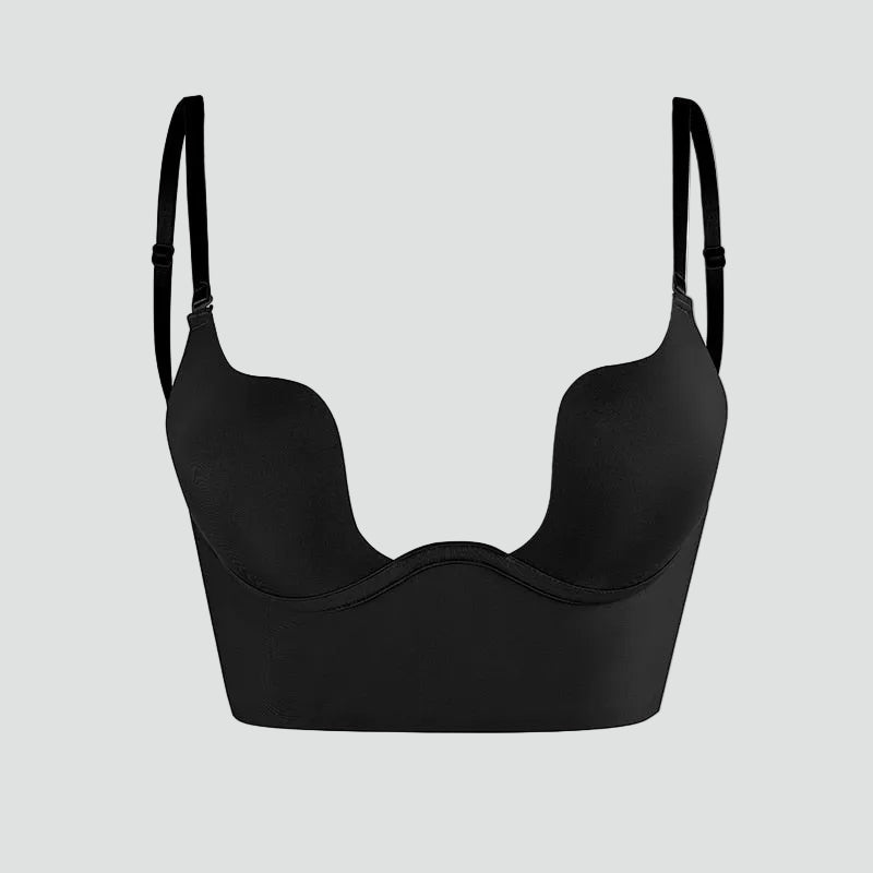 Damen BH Push Up mit transparenten Trägern