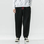 Herren kuschelige Fleece Jogginghose mit elastischem Bund