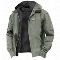 Herren gefütterte Arbeitsjacke mit Kapuze für den Winter