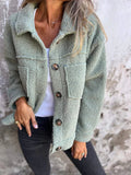 Damen kurze Jacke mit Reverskragen lässig für den Alltag