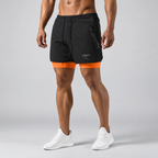 Herren Trainingsshorts mit Kompressionsfutter