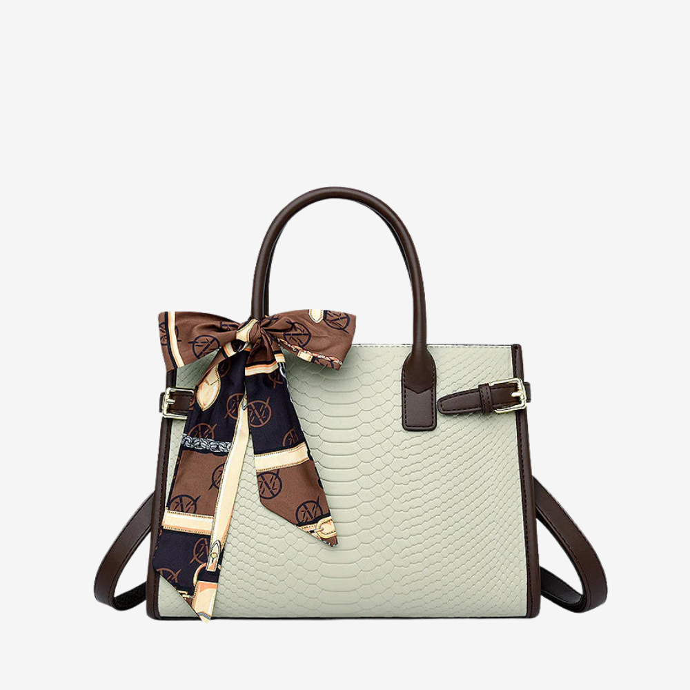 Christy Damen Handtasche mit 3 Fächern aus Kunstleder