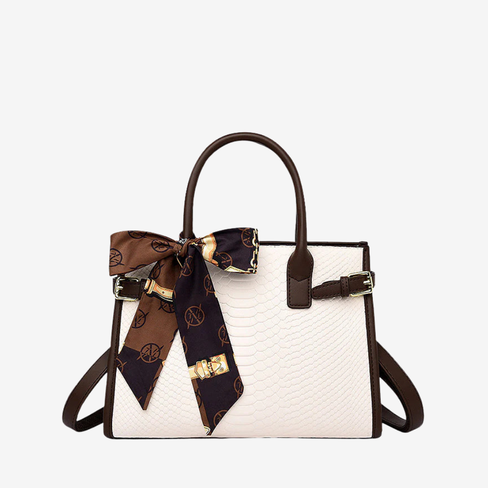 Christy Damen Handtasche mit 3 Fächern aus Kunstleder