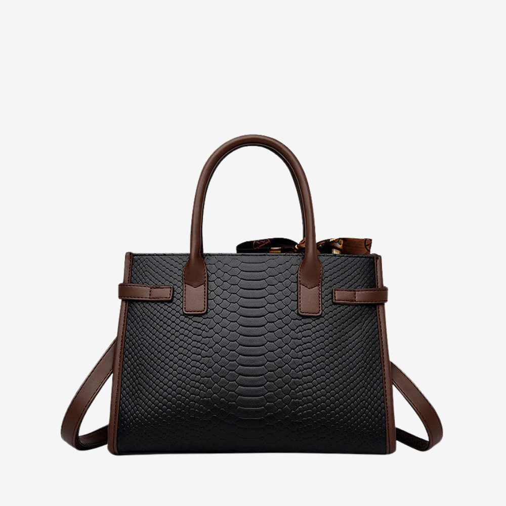 Christy Damen Handtasche mit 3 Fächern aus Kunstleder