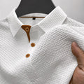 Herren Polohemd mit Strukturmuster