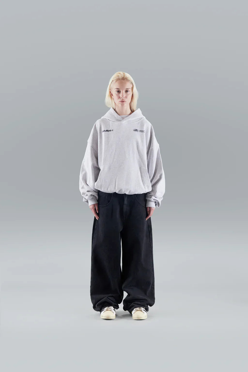 Unisex Pullover Hoodie Regular Fit mit langen Ärmeln