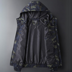 Herren Camouflage Jacke winddicht und warm gefüttert