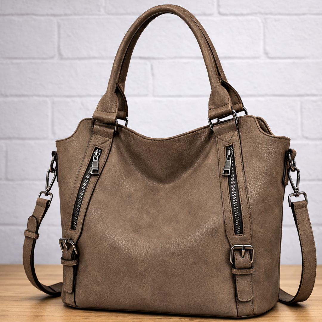Damen Alltag Handtasche aus Kunstleder