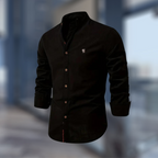 Herren Hemd mit Stehkragen im Slim Fit