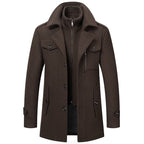Herren Wintermantel mit Innenjacke