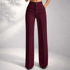 Damen klassische High Waist Hose